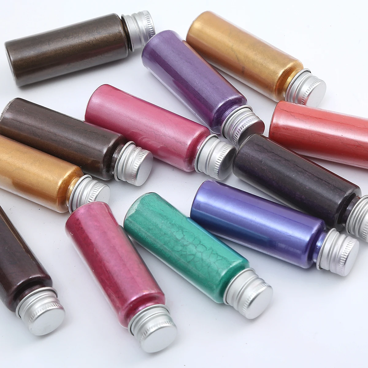 Colorful pearl mica powder pigment for nails glitter art soap making epoxy resin eyeshadow lipstick car paint nail powder nail pigment nail glitter mica powder automotive paint pigment powder
