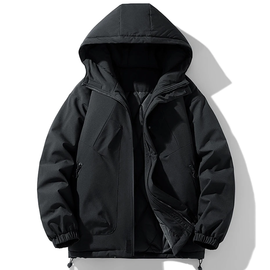 8XL Padded Jackets Men Plus Size Winter Parkas Coat Thicken Warm Black Big Size 7XL Jackets Outwear 4