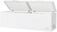 Commercial Chest Freezer 23. Cu Ft Capacity Solid Top White Large Storage Adjustable Feet Keeps Freezer Level on Uneven Surfaces 1