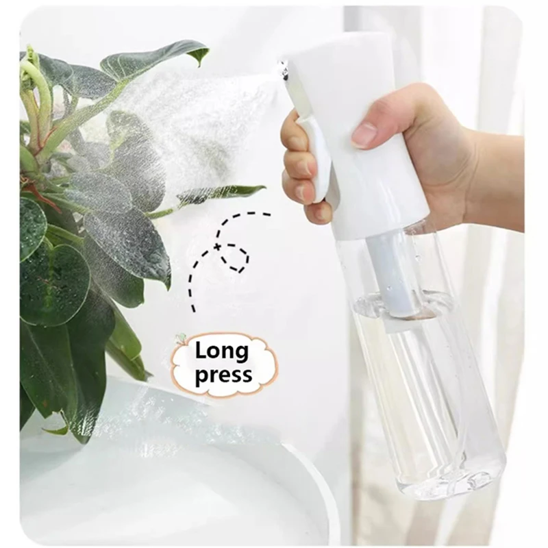 High Pressure Continuous Mist Spray Bottle – Refillable Automatic Watering Can