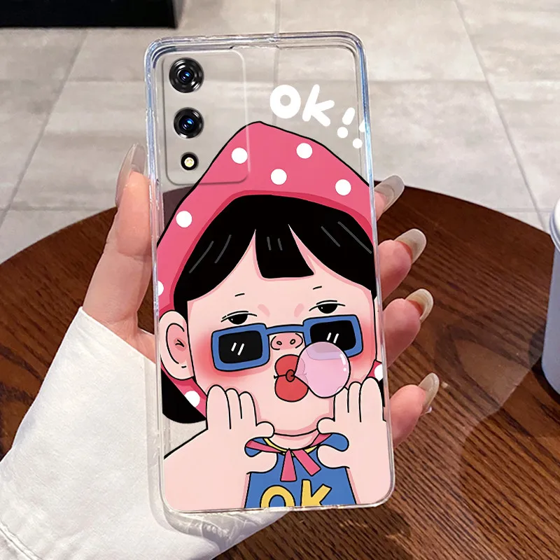Aesthetic Cute Cat Astronaut Transparent Soft TPU Silicone Phone Case Cover