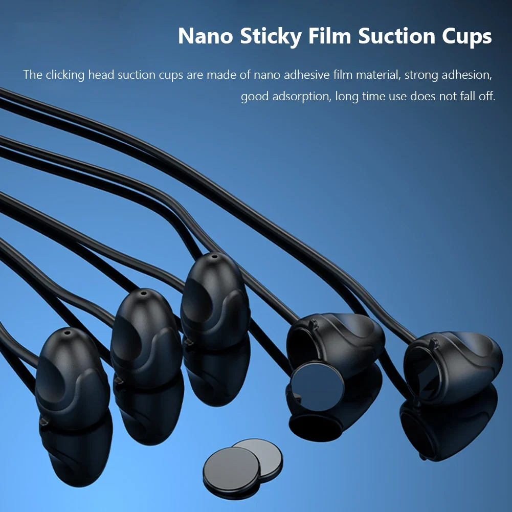 Auto Clicker 1/3/6 Heads Mobile Phone Screen Tapper Silent Physical Clicker Simulation Finger Click Device for Live Broadcasts