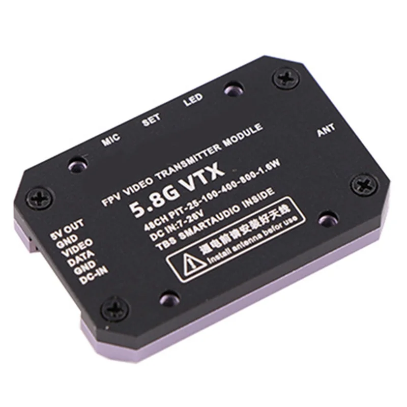 RC FPV 장거리 레이싱 드론용 사이클론 5.8G 1.6W VTX 48CH FPV 비디오 송신기 모듈용