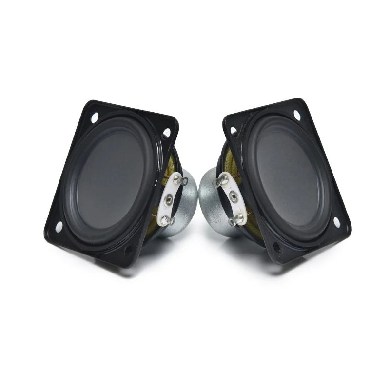 Tenghong 2pcs 48MM 4 Ohm 8W Full Range Bluetooth Speaker Rubber Edge 16 Core For Home Theater Audio Loudspeaker Sound Music DIY