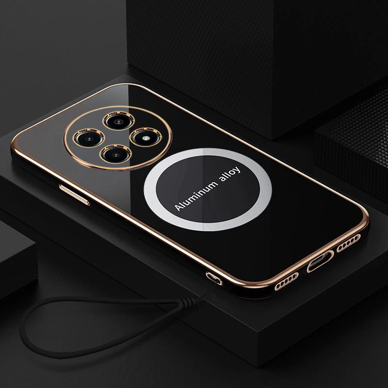 Luxury Square Plating Shockproof Phone Case Cover