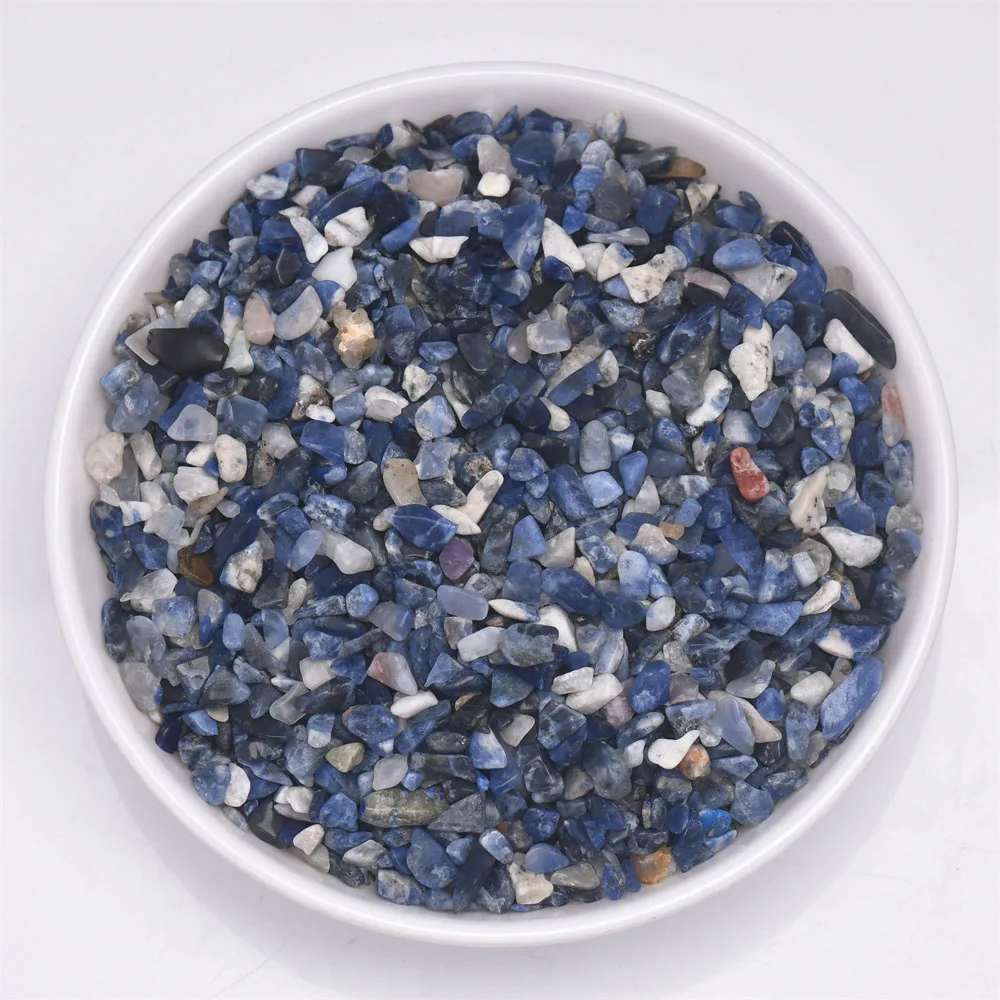 Natural Tumbled Gemstone Chips for Decorative Bedding and Vase Filler, 3-5mm