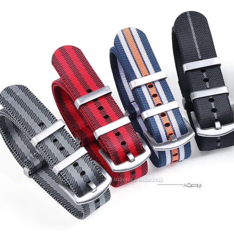 18mm 20mm 22mm Nylon Uhrenarmband für Seiko Armband für Rolex Männer Sport Armband für Militär Armband für Casio Universal – Detail 4