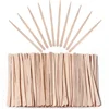 100pcs Disposable Wooden Waxing Stick Wax Bean Wiping Wax Tool Disposable Hair Removal Beauty Body Beauty Tool Uñas Nail Charms 5
