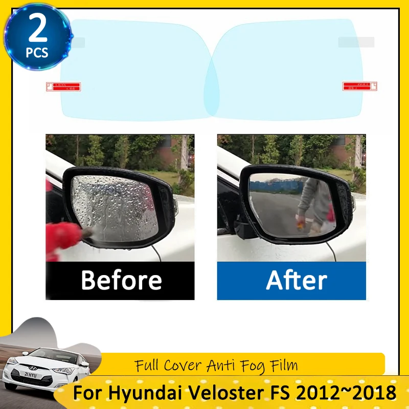 

Противотуманная пленка на зеркало заднего вида для Hyundai Veloster FS 2012 ~ 2018 2013 2014 2016 2017