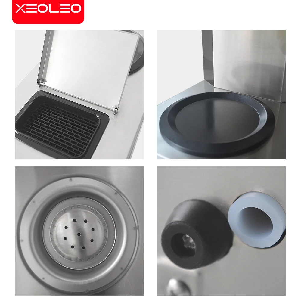 Xeoleo Commerical Coffee brewer Cafe American machine hot plate Full-Automatic Coffee machine  with Coffee Pot Coffee maker 6