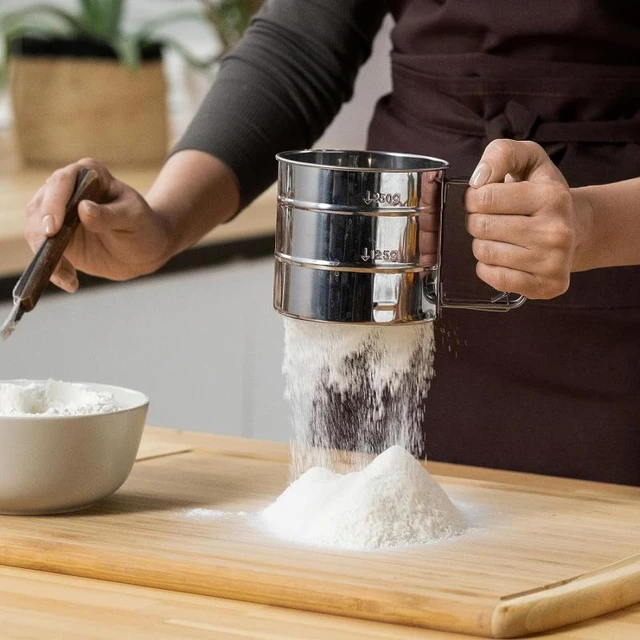 Cordless Electric Flour Sifter - Labor-saving, One-handed Powerful Flour  Sieve, Cooking Tool