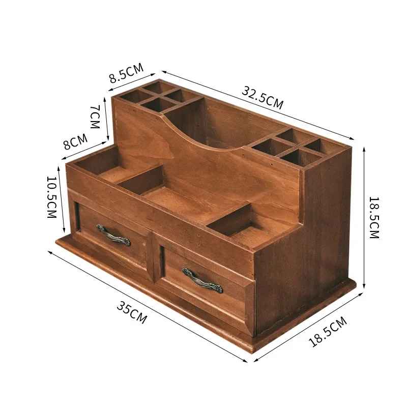 Desk Organizer Stationery Cosmetics Drawer Pen Holder Multi-Functional Storage Box Desk Organizer for Stationery