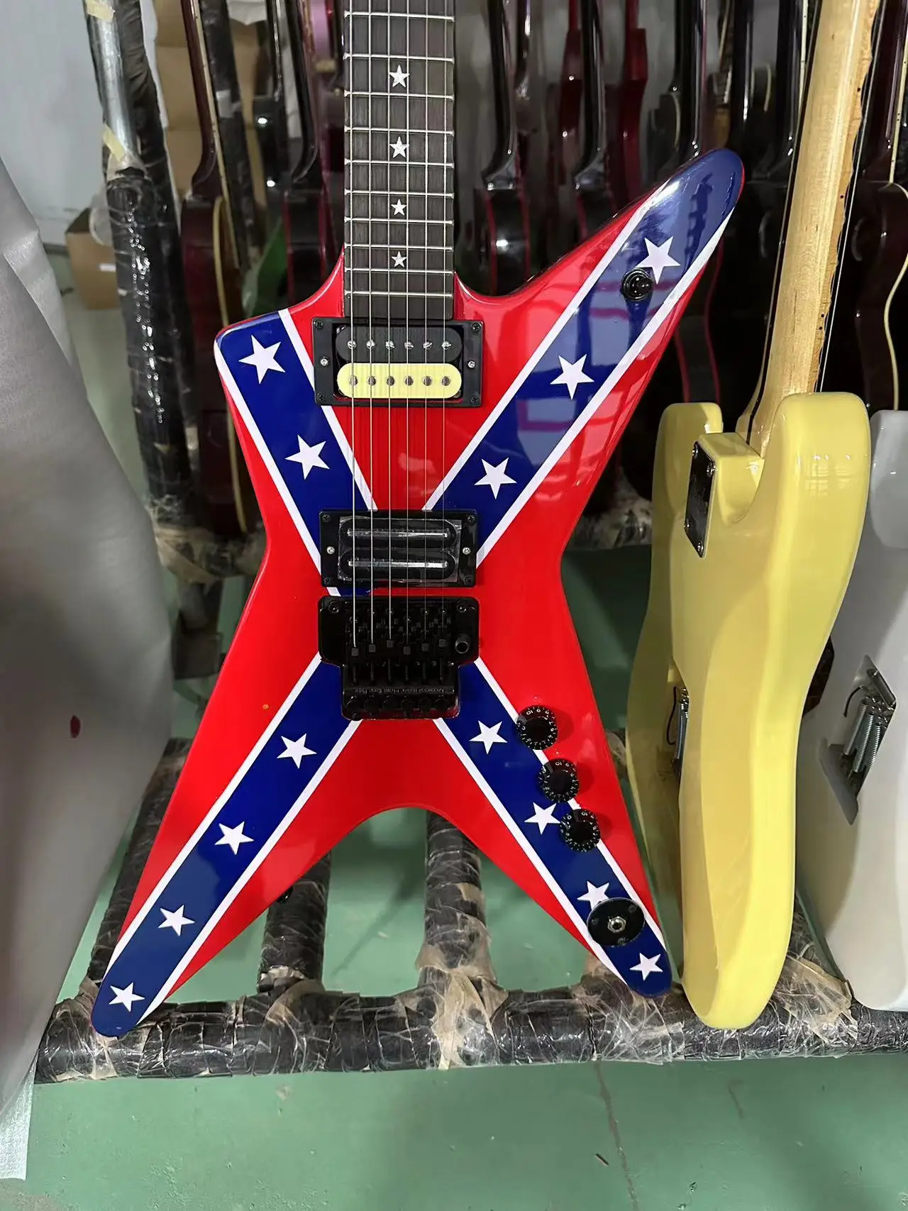 Dean Dimebag Darrell Electric Guitar Rose wood fingerboard, including