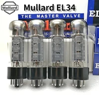 Mullard EL34 Vacuum Tube HIFI Audio Valve Replaces 6CA7 KT77 KT90 5881 6P3P KT66 Tube Amplifier Kit Diy Matched Quad 1