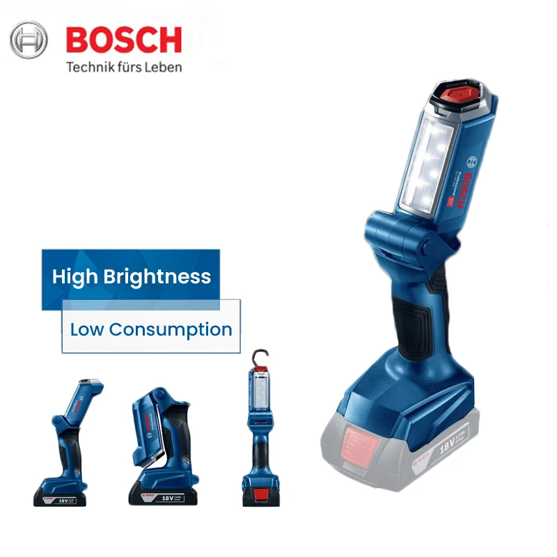 

Bosch Professional Battery Lamp BS-GLI-180 300 Lumen Rechargeable LED Light