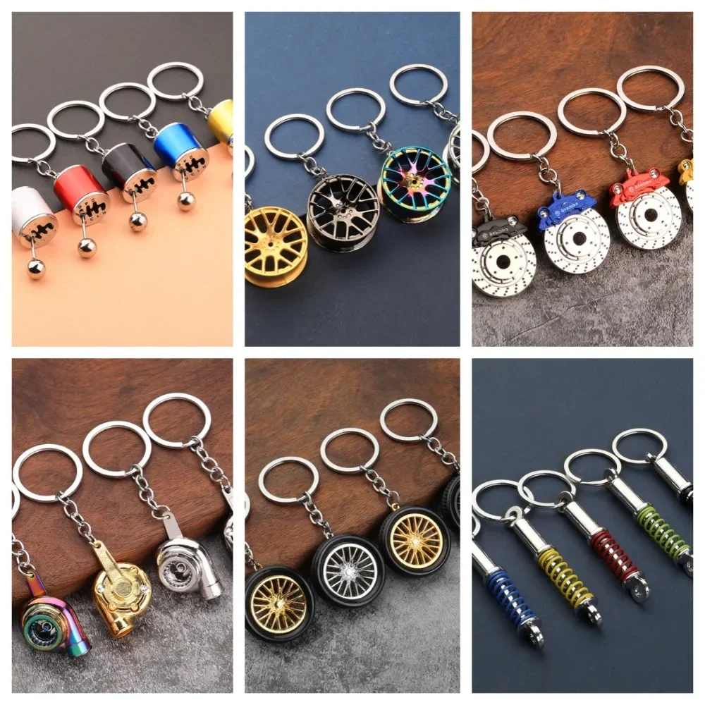 FastFuriousCreativeCarGearBoxKeychainVintageStainlessSteel