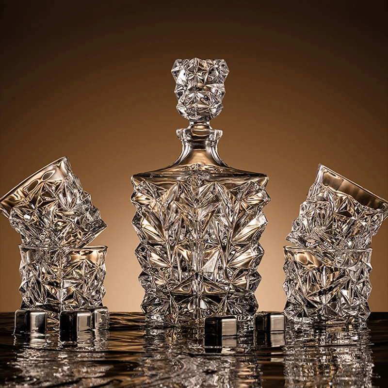 

Drinks Brandy Beer Bar Sets Drink Dispenser Liquor Luxury Champagne Bar Sets Crystal Wine Glass Coqueteleira Dining Room Sets