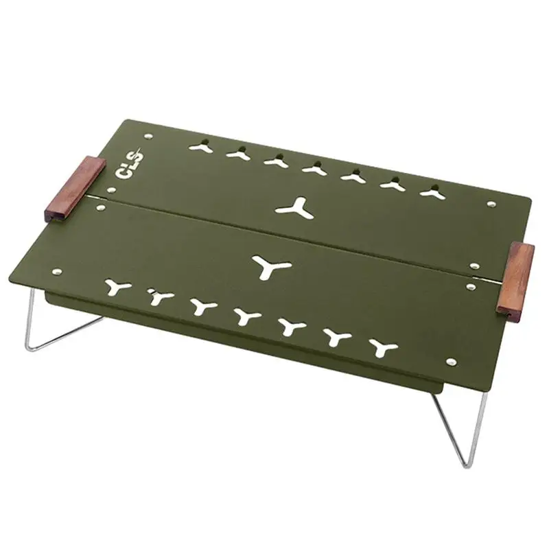 

Folding Camping Table Portable Aluminum Alloy Outdoor Camp Table Heavy Duty Compact Folding Table For Picnic Barbecue Travel And