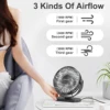 Electric Fan Portable Cooling Laptops Silent USB Fan Three Speed Adjustment for Home Office Desktop Outdoor Camping Mini Fan 6