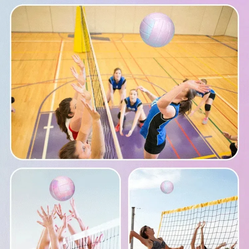 Size 5 Beach Volleyball for Children Color Grader Sewing PVC Competition Training Indoor and Outdoor Thickening Ball volleyball ball