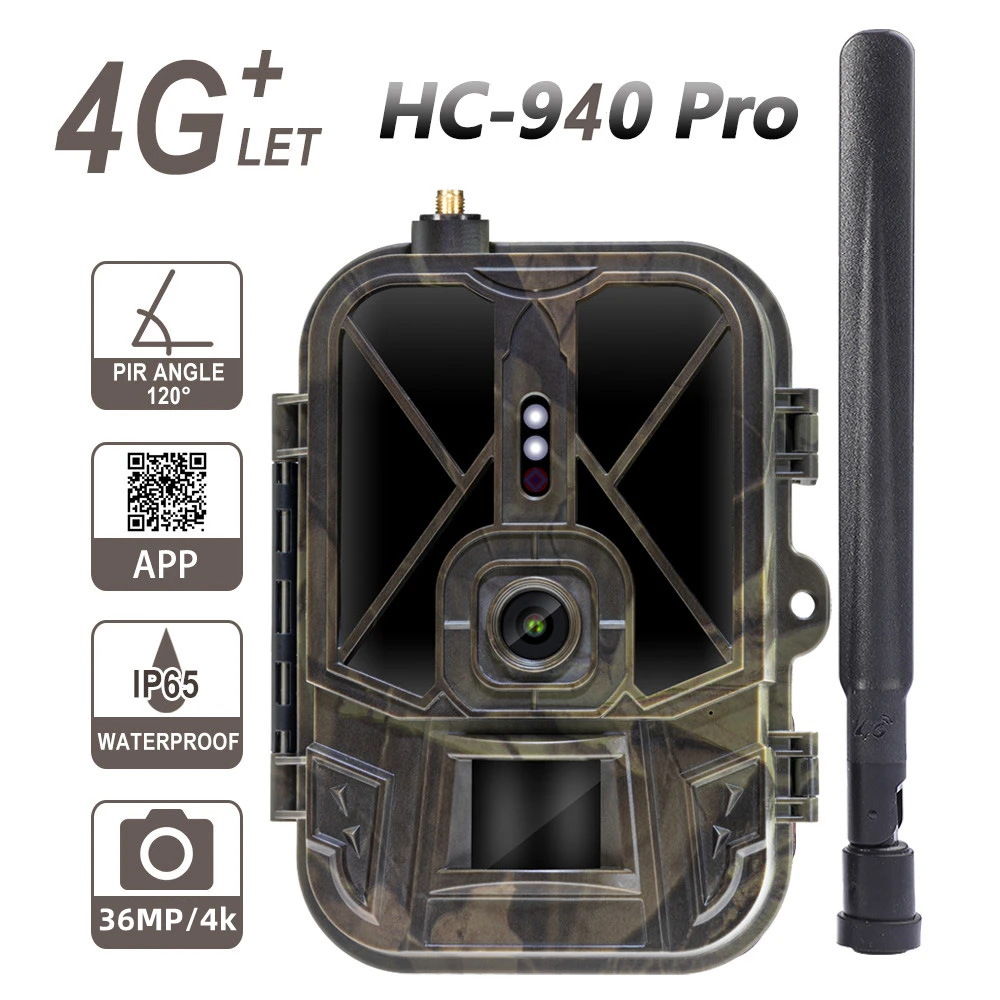 4g Live Video 3000mah Lithium Battery Cellular Trail Camera 30mp4k