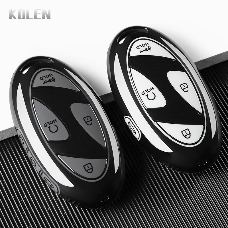 Neue TPU-Autoschlüsselhülle für Hyundai IONIQ 6, New Grand Prix GN7, Kona 5, 7-Tasten-Schlüsselanhänger, Schutzhülle, Zubehör-Tasche – Detail 3