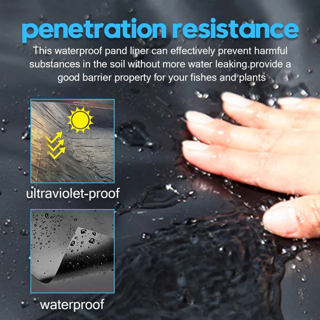 Cz Vízálló Vonalhajózó Film Fish Pond Liner Kerti Medencék - Image 3