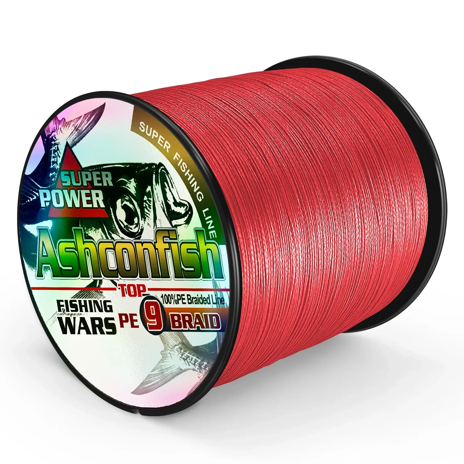 Ashconfish Braided Fishing Line Multifilament Carp Fly 9 Strands 2000M Multicolor Japan Extreme PE Strong Weave Wire 15LB-310LB 3