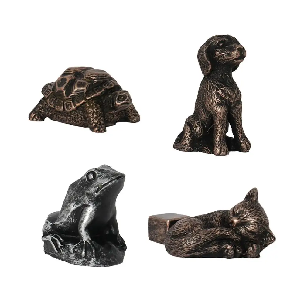 Garden Pot Risers 3PC Garden Cat Dog Plant Pots Risers Pad Animal Shape Flower Pot Feet Stand Resin Pot Foot Plant Bonsai Holders Outdoor