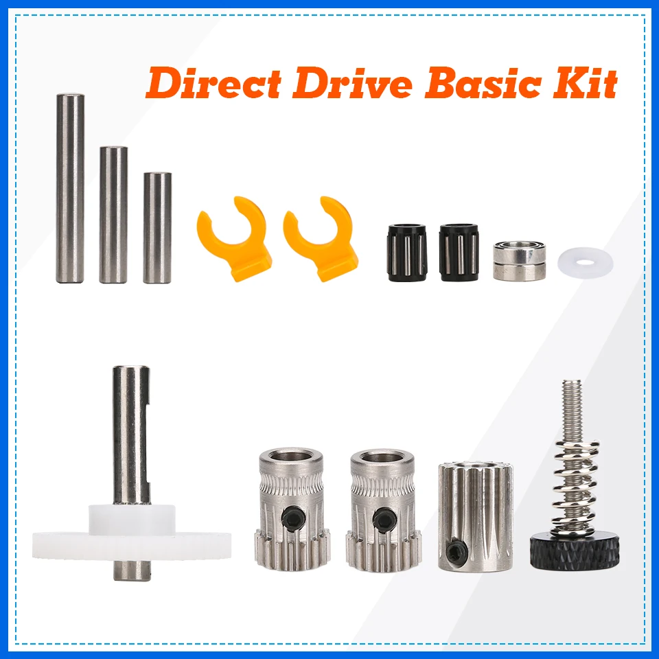 DIY Player DDG Direct Drive Basic Kit For NF Sunrise Ender 3 CR10 3D printer parts Tevo Tornado Mini Bowden Extruder mini dde extruder hgt dual drive gear compatible for ender 3 pro ender 3 v2 ender 5 6 cr10 cr10s 3d printer part