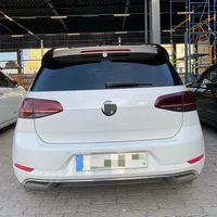 For VW Golf 7 MK 7 GTI R Oettinger 2013-2019 Car Top Tail Wings Fixed Wind Spoiler Rear Trunk Roof Sport Spoiler Wings Styling 2
