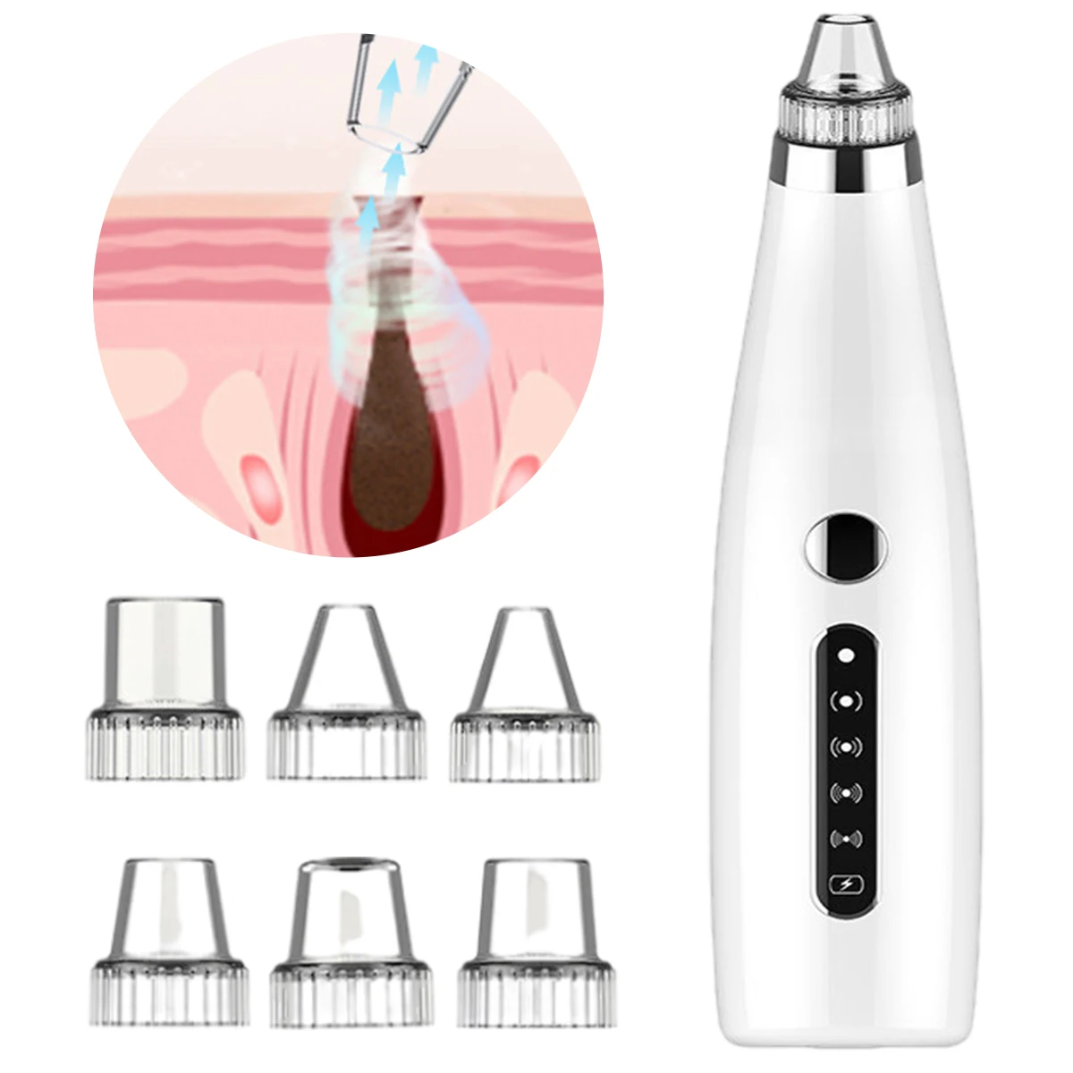 Blackhead Remover Electric Pore Cleaner Face Care Deep Nose Removal