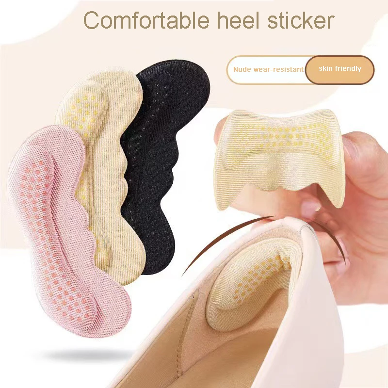 Heels Protector Adjust Size High Heel Sticker Pad Liner Grips Pain Relief Foot Care Insert Women Insoles for Shoes Accessories shoe insoles heel patch insole heel protector heel protector pads heel insoles shoe repair stickers heel cushion insole heel cushion protector heel protector patches heel grips