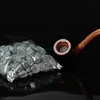 10Pcs Tobacco Ball Filter Burning Mesh Ball Hollow Smoking Pipe Metal Promote Combustion Supporting Net Silver Smoking Tool 2