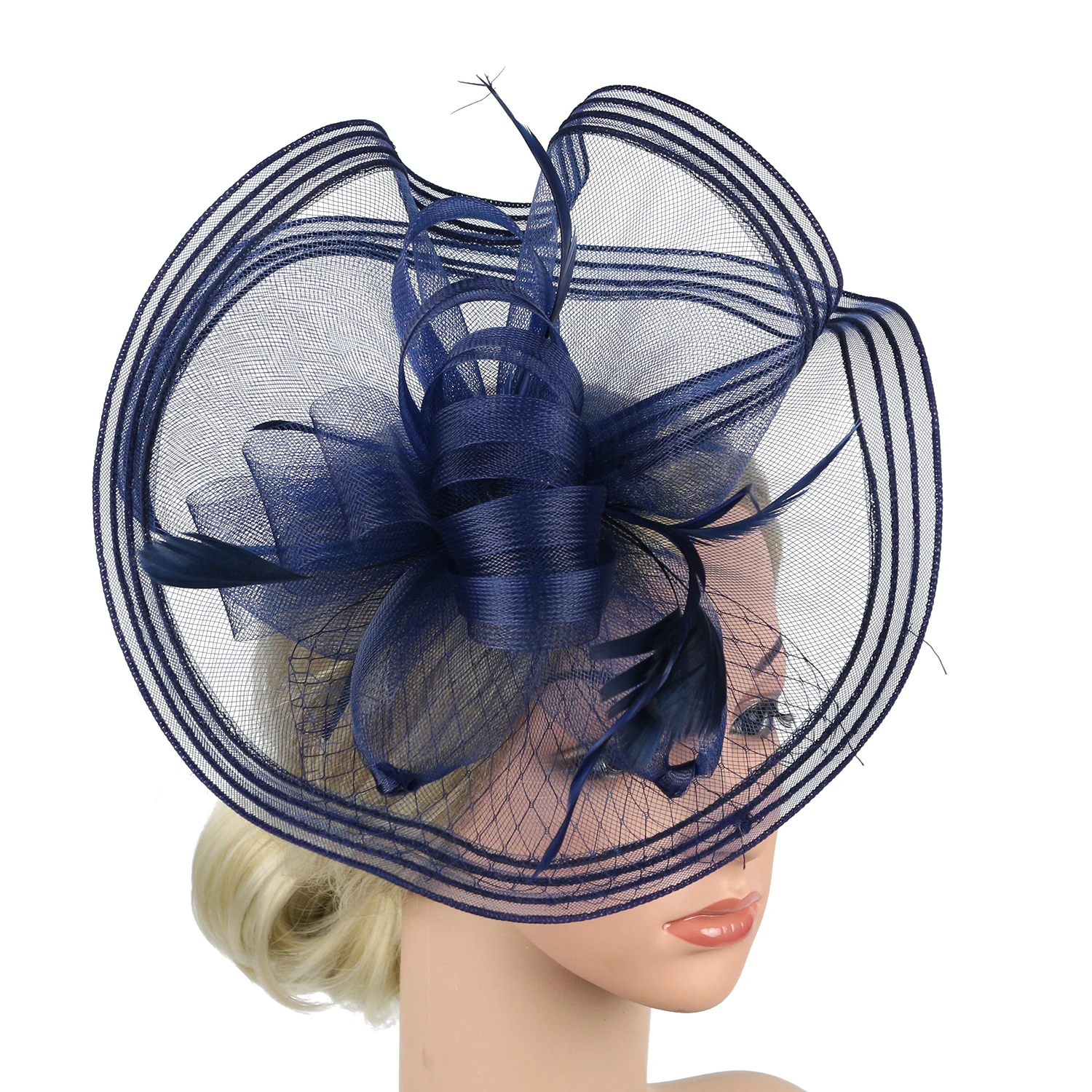 Elegant Birdcage Ladies Wedding Fascinator Hat Blusher Veil Bridal Veils Wedding Accessories Fashion Bridal 2