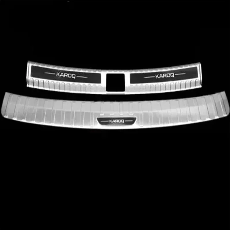 

Stainless Steel For Skoda KAROQ 2017-2023 Threshold Guard Plate Trunk Guard Threshold Shield Anti-scratch Car Accessories