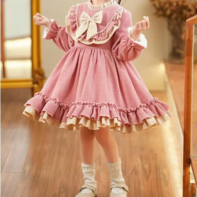 Korean Autumn and Winter Long Sleeved Princess Dress for Girls, One Year Old  Baby Stylish Autumn Dress for Little Girls - AliExpress 1501