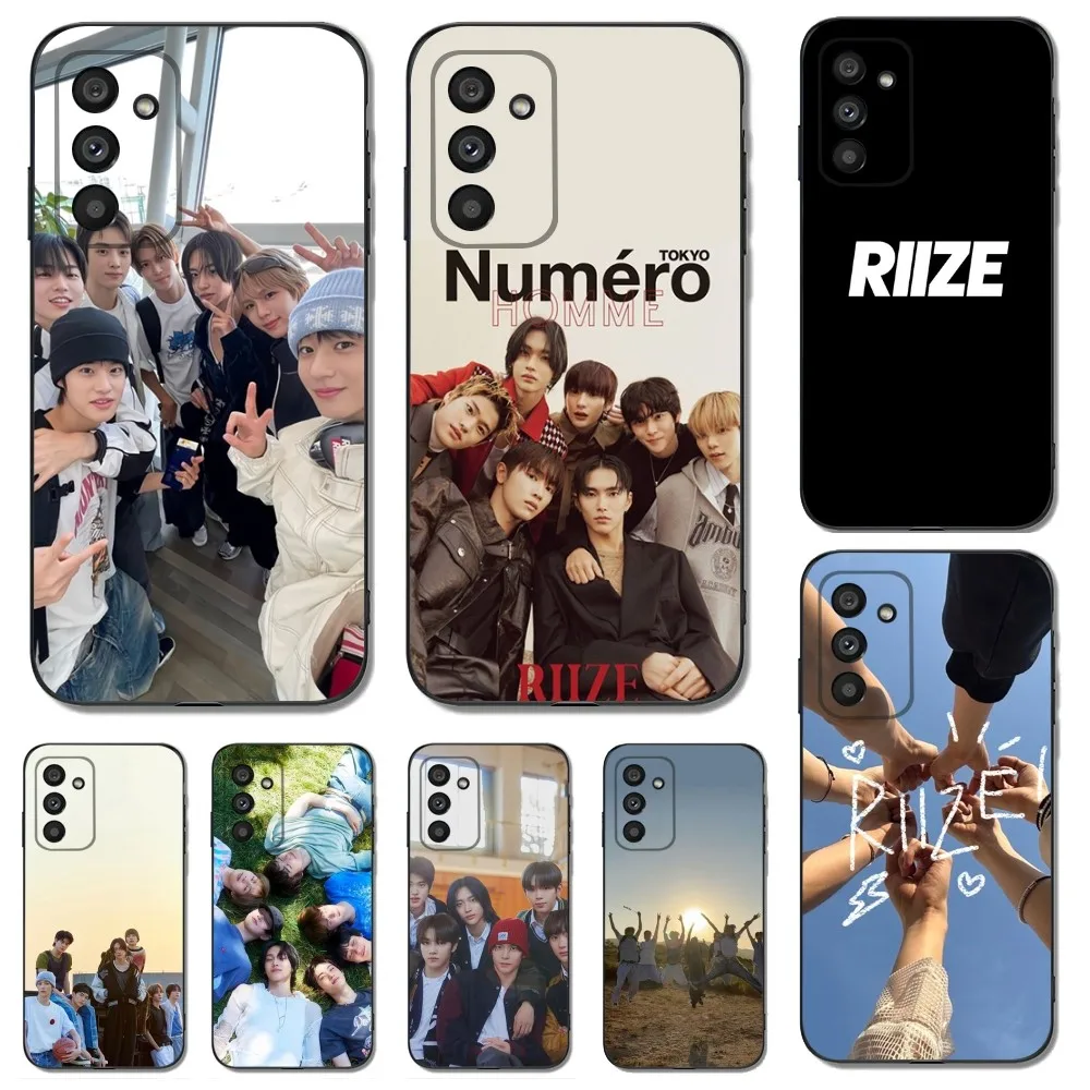 Kpop R-Riize чехол для телефона Samsung Galaxy A13,A21s,A22,A31,A32,A52,A53,A71,A80,A91 мягкий черный Чехол