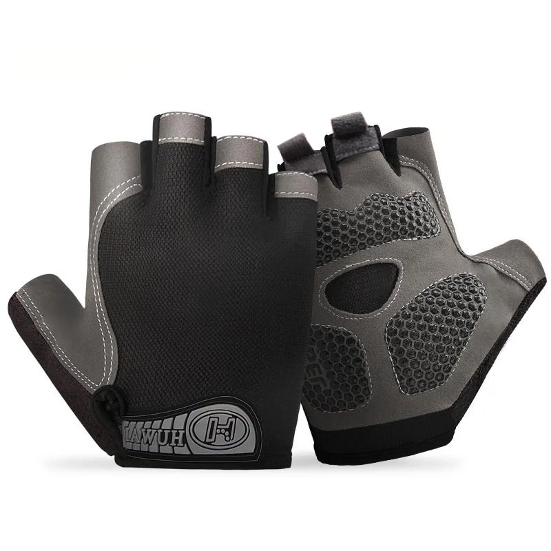 Half Finger Gloves Anti-Slip Anti-sweat Gym Fitness Fishing