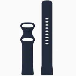 Silicone Sport Wristband Strap - Soft and Comfortable Bracelet - S (Dark blue)