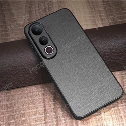 Luxury Leather Business Shockproof Durable Phone Case for V50 Lite 5G (GRAY)