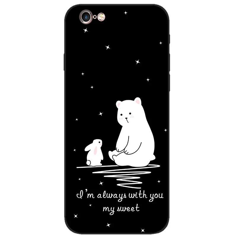 Floral Animal Design Soft Silicone Phone Case Cover