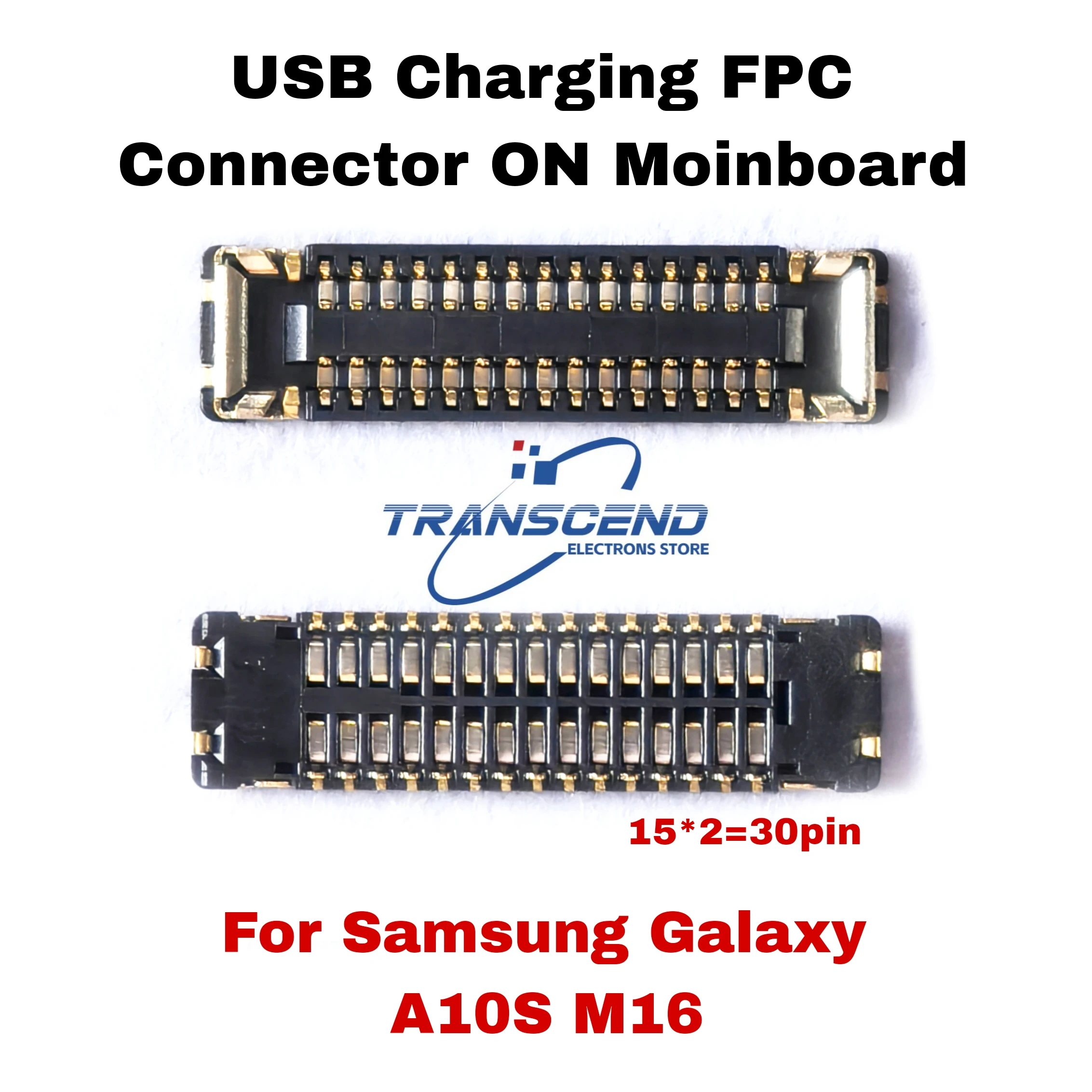 10/50pcs USB Charger Port Charging Dock Port FPC Connector 2*15= 30pin On Board For Samsung Galaxy A10S M16 M15