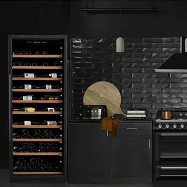 popular 300 bottle wine cooler with handle with led light