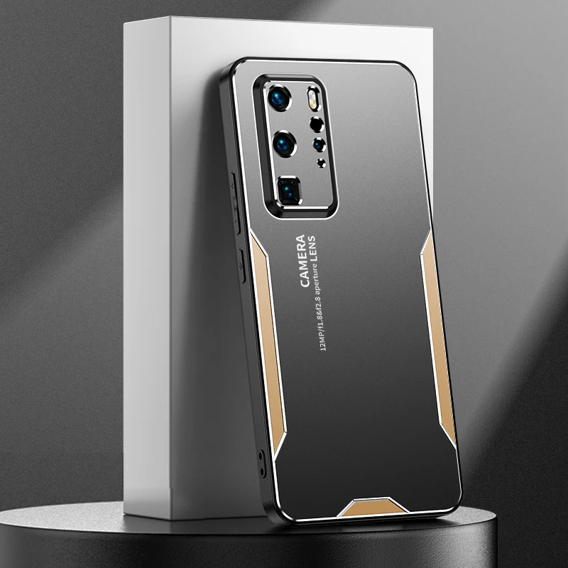 Premium Aluminum Alloy Phone Case with Full Camera Protection & Soft Silicone Cover