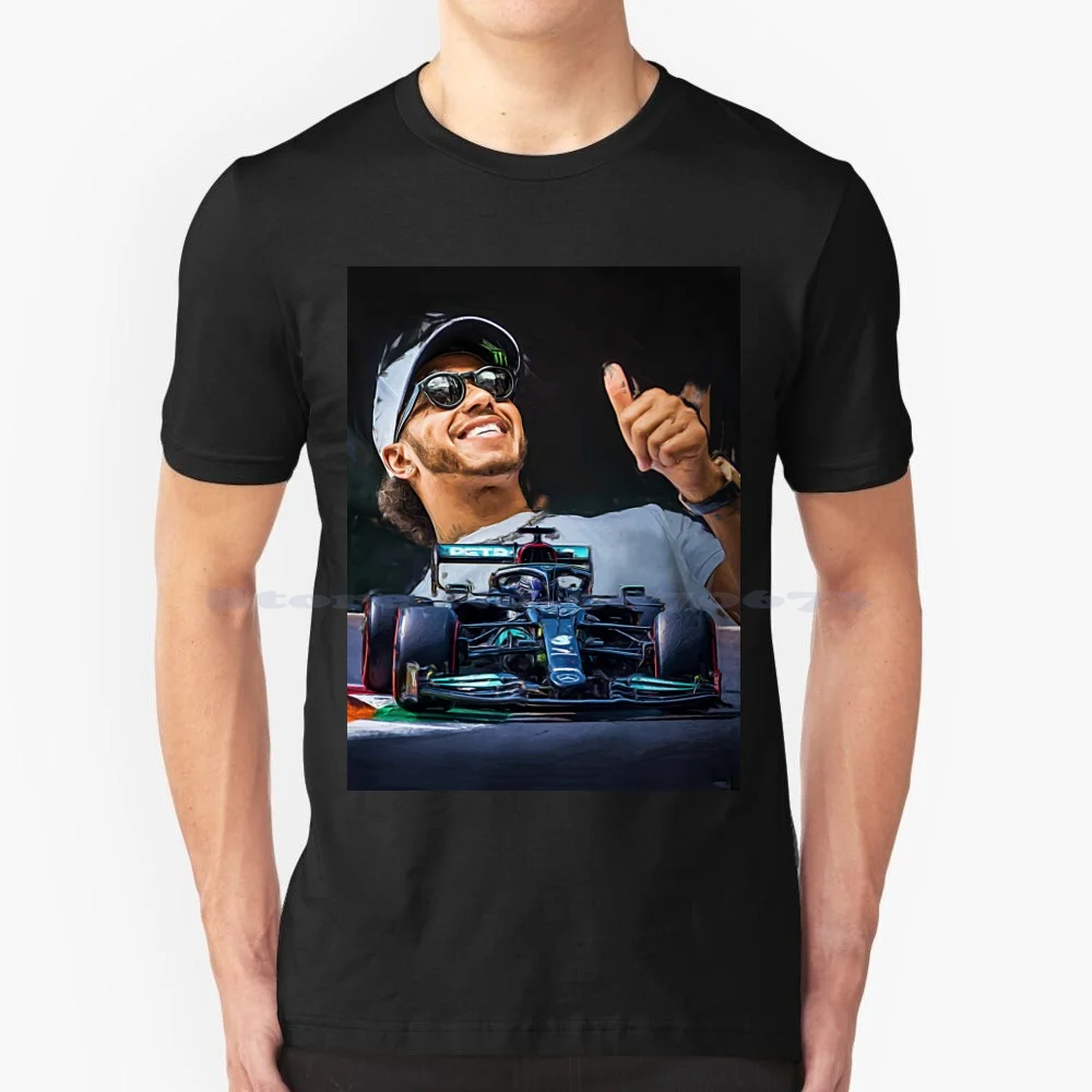 Formula Lewis-King Of T Shirt 100% Cotone Tee Formula Sir Lewis Hamilton