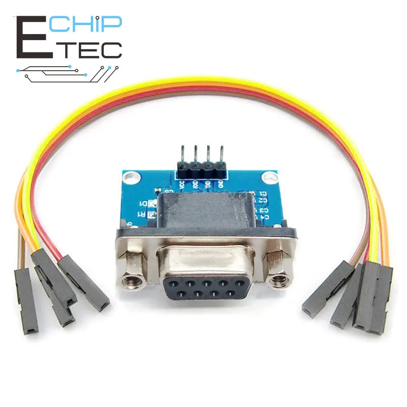 1PCS/3PCS MAX3232 RS232 to TTL Serial Port Converter Module DB9 Connector MAX232 with DuPont Cable