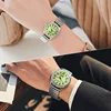 Couple Night Glow Surface Watch Spring Watch Elastic Elastic Watch Fashion Trend Big Digital Clear Watch 2