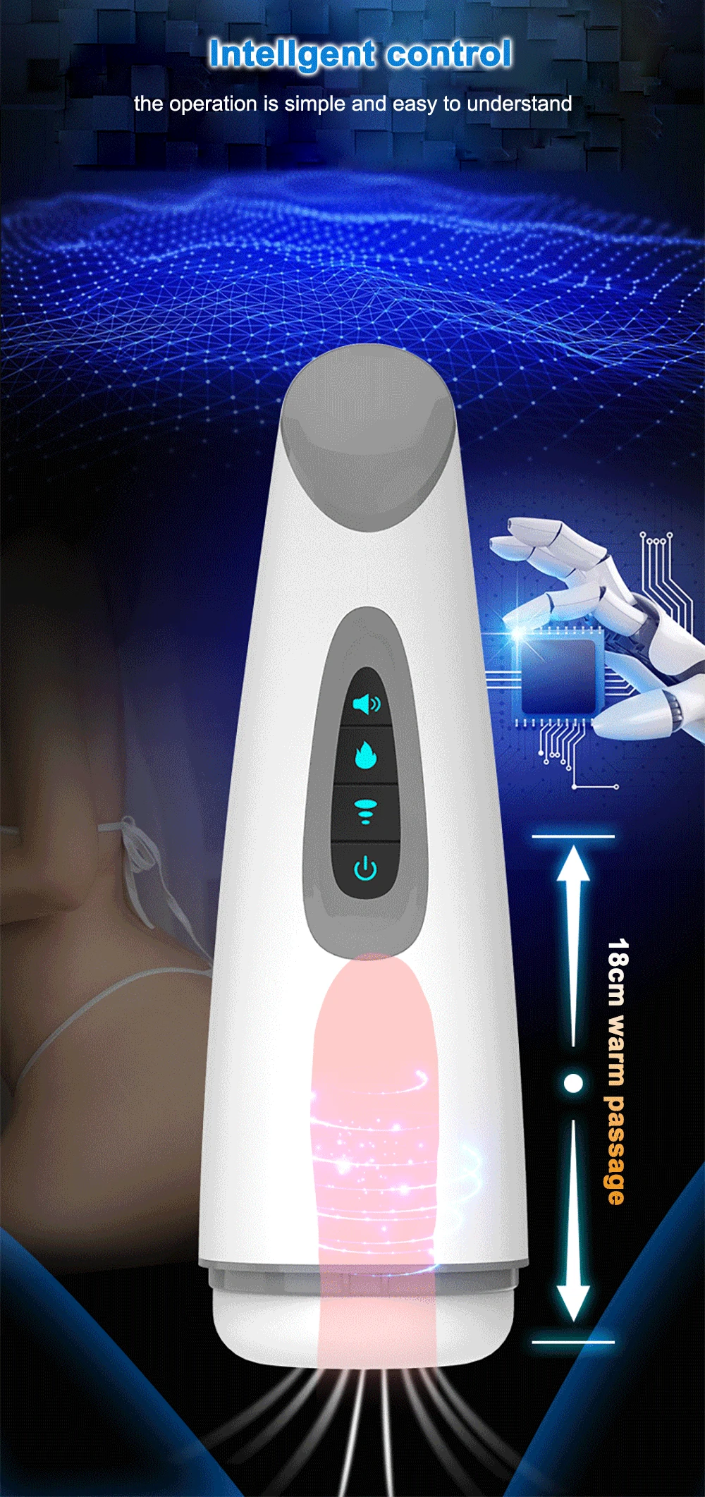 Automatic Male Sucking Vibrator For Men Masturbation Cup_voghion.com