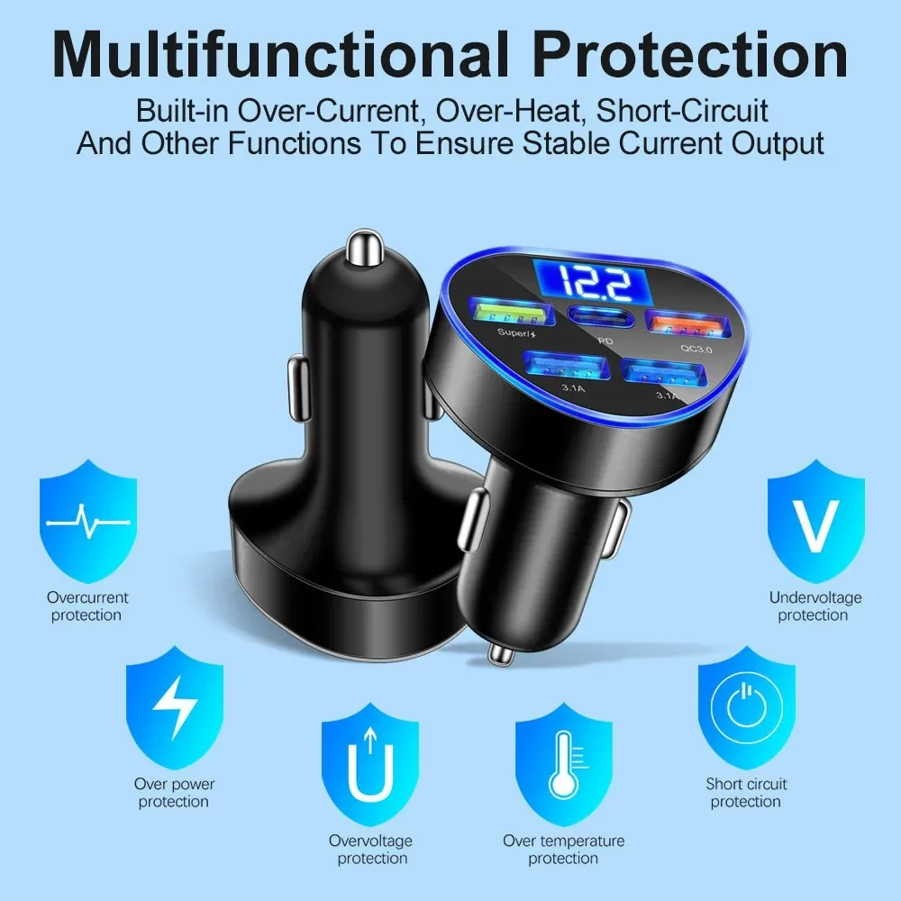 Car Charger QC3.0 Fast Charge